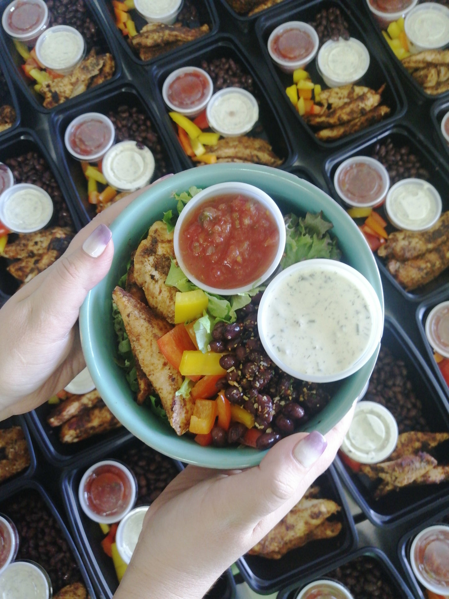 Grilled Chicken Taco Salad - Lunch