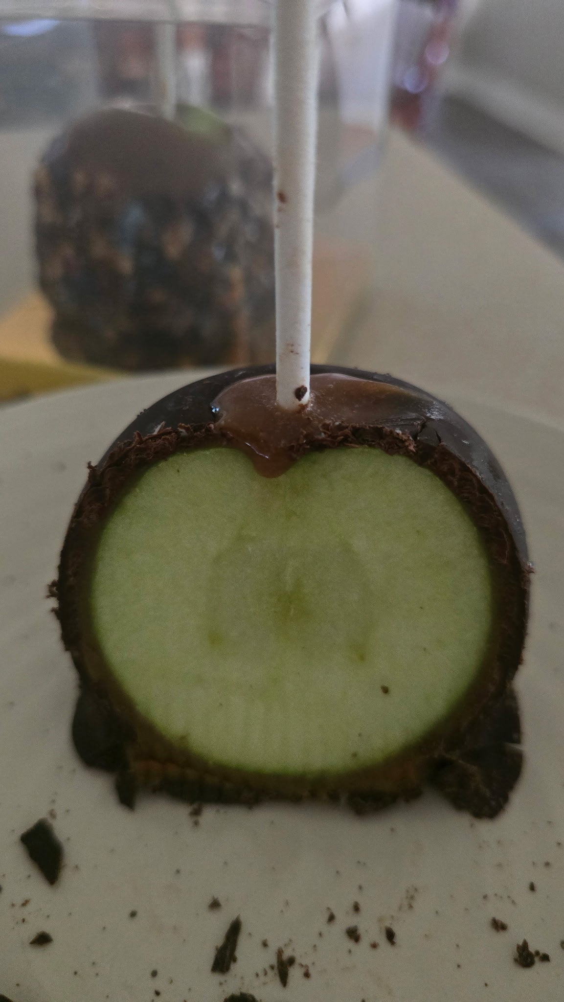 Organic Chocolate Covered Caramel Apple