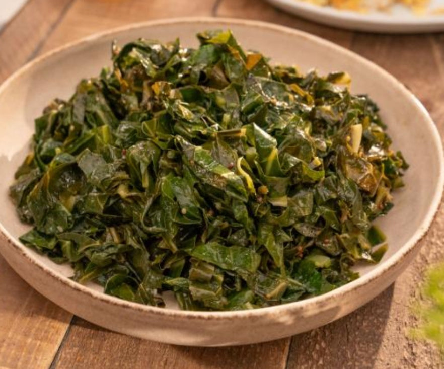 Preorder: Slow Cooked Collards with Pork Belly