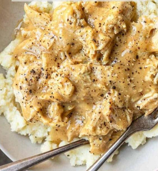 Homestyle Chicken & Gravy with Roast Carrots