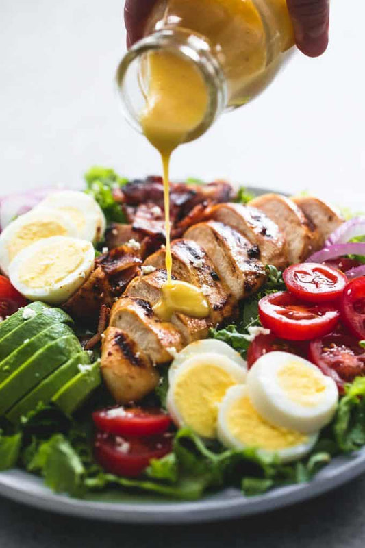 Grilled Chicken Cobb Salad with Honey Mustard