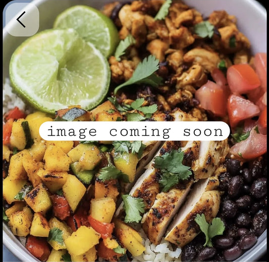 Cuban Chicken & Black Bean Rice bowl