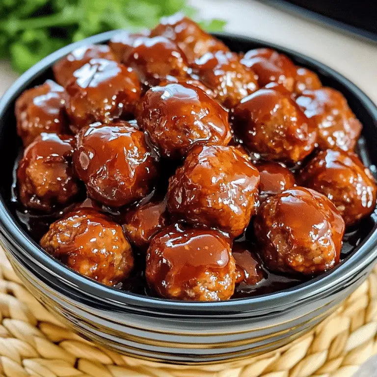 NEW!!! BBQ Baked Meatballs with creamy Mac & Cheese & Cole Slaw