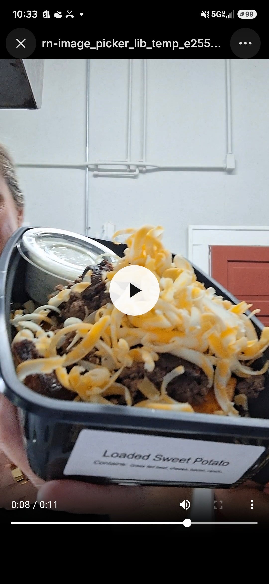 Savory Loaded Sweet Potato