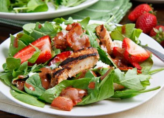 Grilled Chicken Strawberry Poppyseed Salad